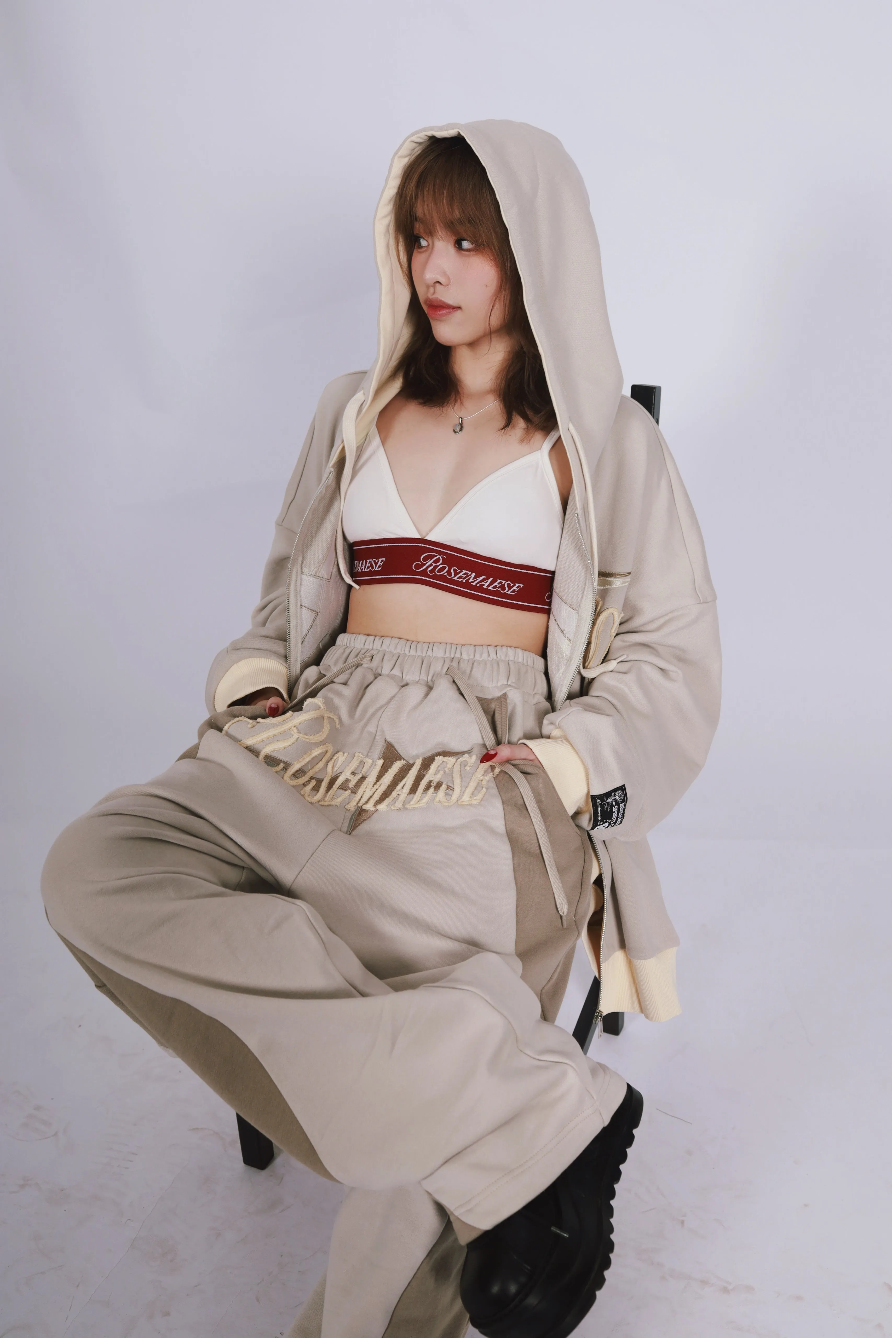 Patchwork Sport Pants - Grey sold by ROSEMA.ESE product image thumbnail 4