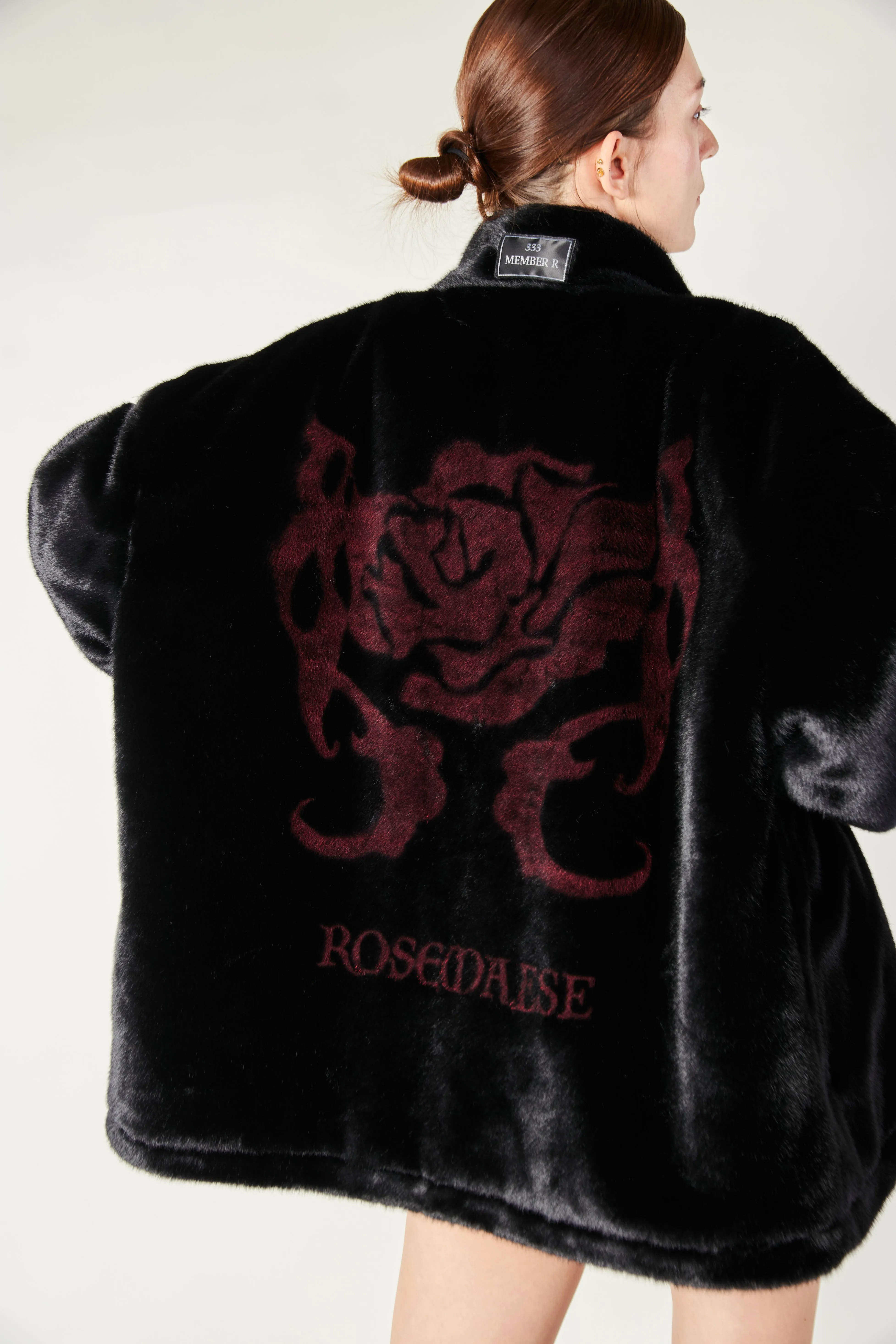 Cozy Darling Fur Coat - Black sold by ROSEMA.ESE product image thumbnail 3