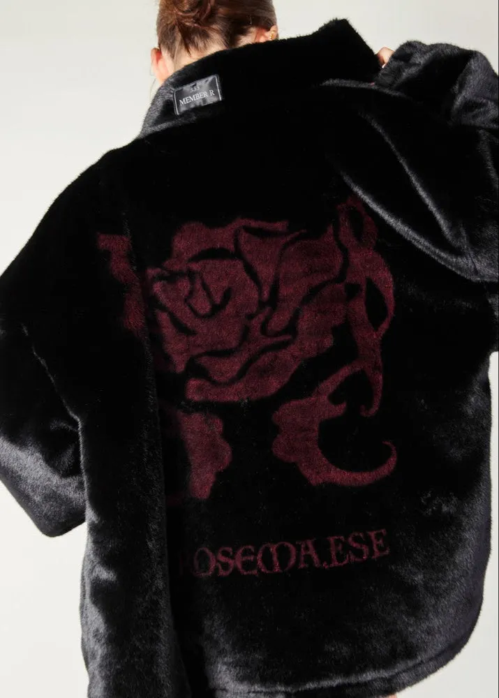 Cozy Darling Fur Coat - Black sold by ROSEMA.ESE