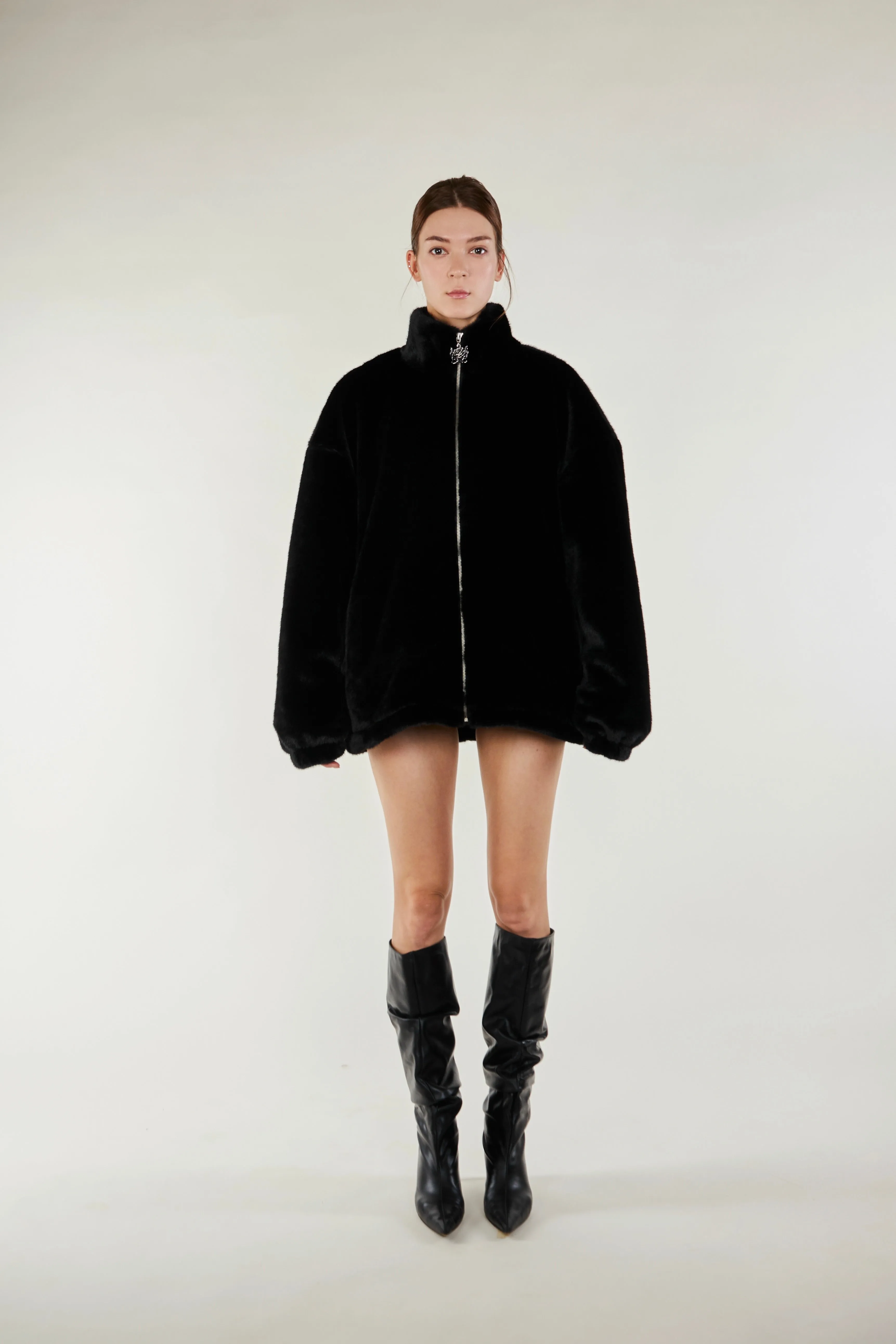 Cozy Darling Fur Coat - Black sold by ROSEMA.ESE product image thumbnail 5