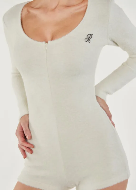 Cozy Darling Bodysuit - White sold by ROSEMA.ESE