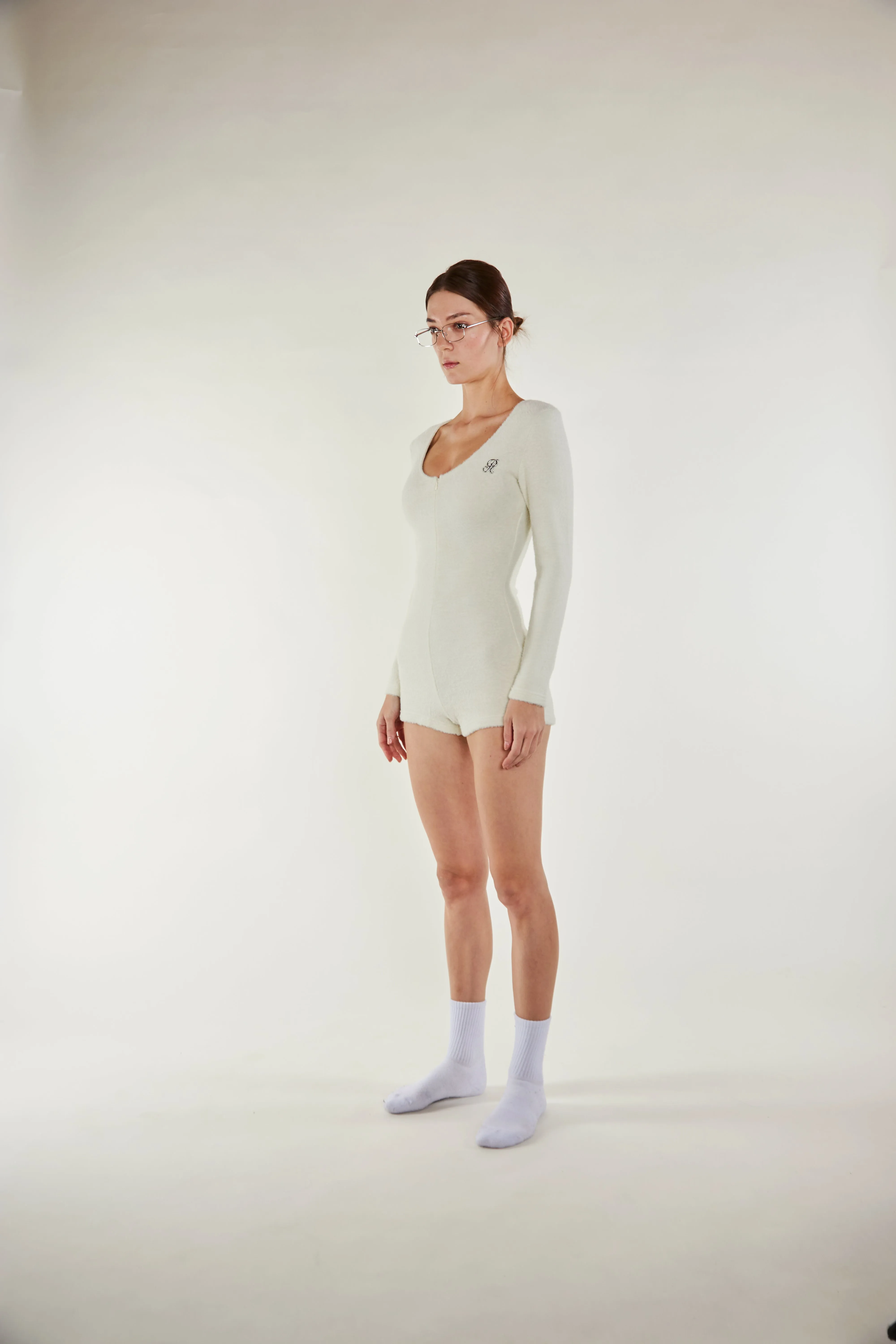 Cozy Darling Bodysuit - White sold by ROSEMA.ESE product image thumbnail 4