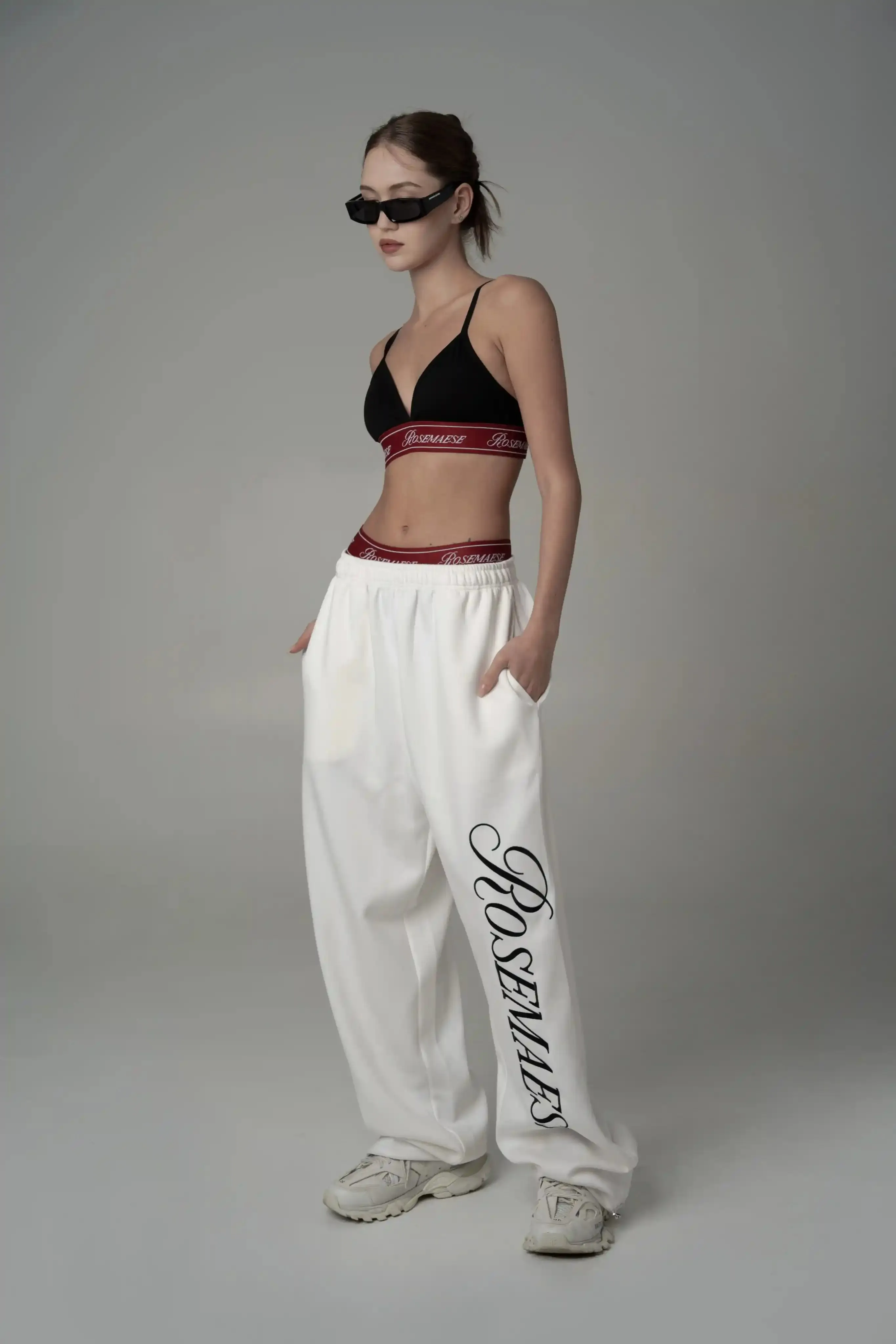 Classy Sport Pants - White sold by ROSEMA.ESE product image thumbnail 3