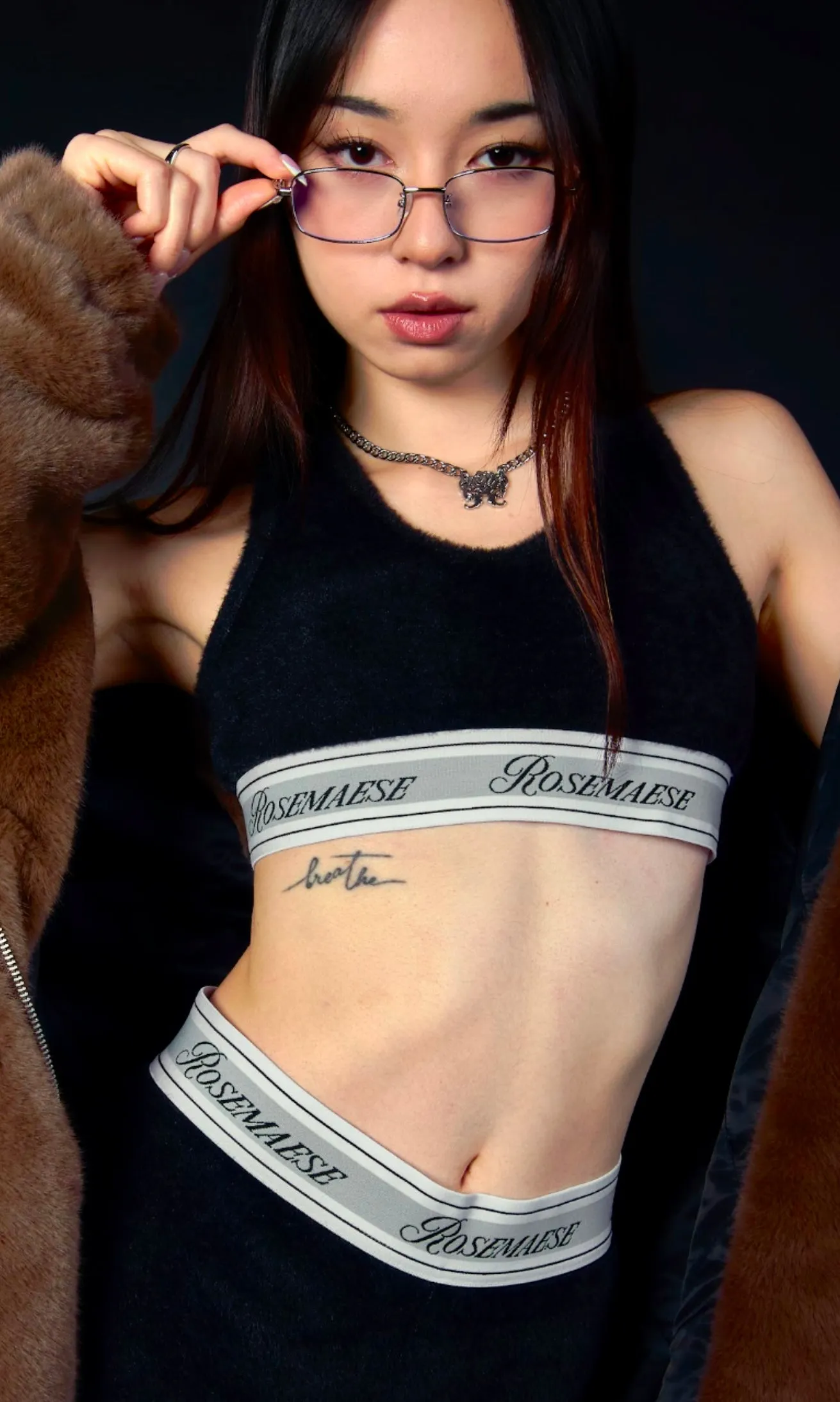 Rosemaese Silver Logo Necklace sold by ROSEMA.ESE product image thumbnail 2