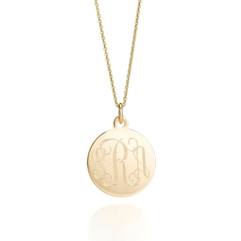 SOPHIA MEDALLION NECKLACE sold by SARAH CHLOE