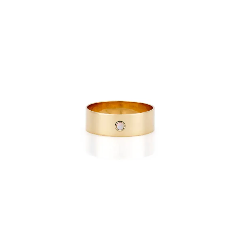 SLDA PEARL STACKABLE CIGAR RING BAND sold by SARAH CHLOE