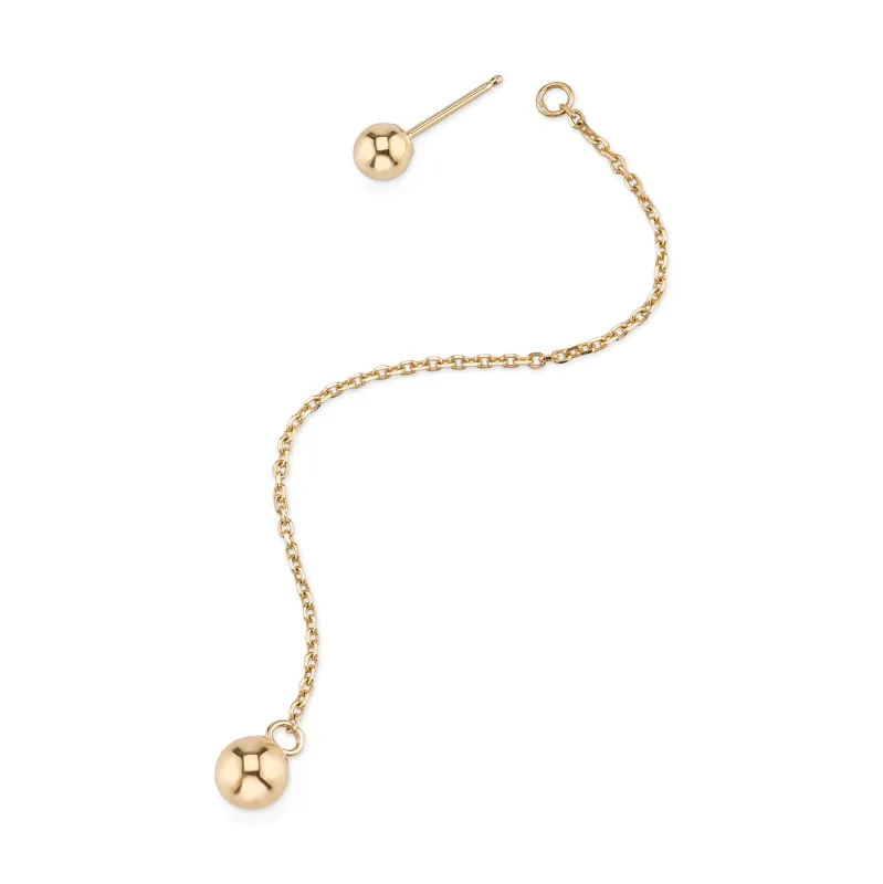 EDIE BALL CHAIN EAR JACKET sold by SARAH CHLOE