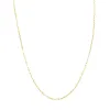 CHAINS: DAINTY PAPERCLIP CHAIN-14KT GOLD sold by SARAH CHLOE
