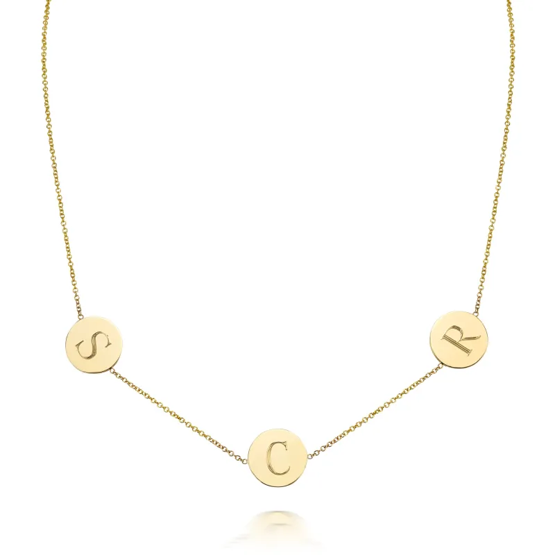 CARA MULTI CHARM NECKLACE sold by SARAH CHLOE