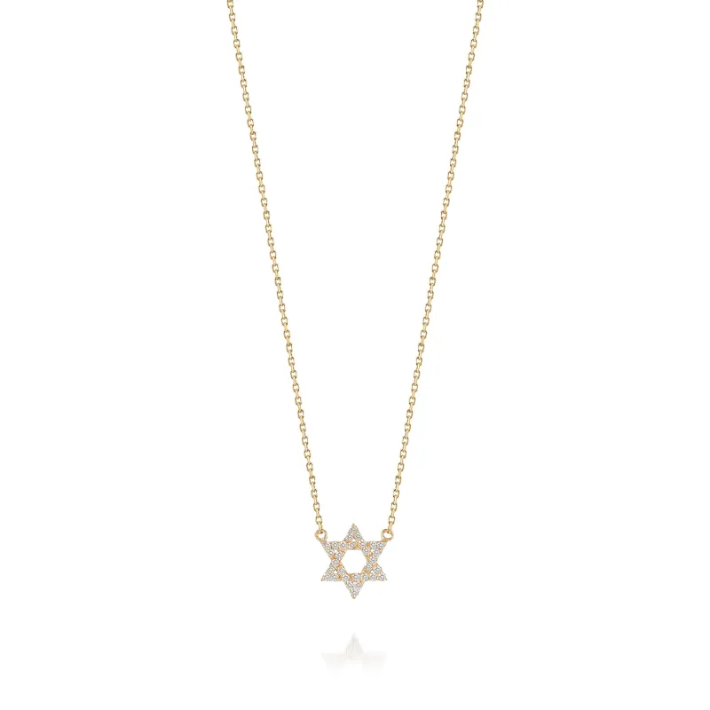 CHARMING DIAMOND STAR OF DAVID NECKLACE sold by SARAH CHLOE