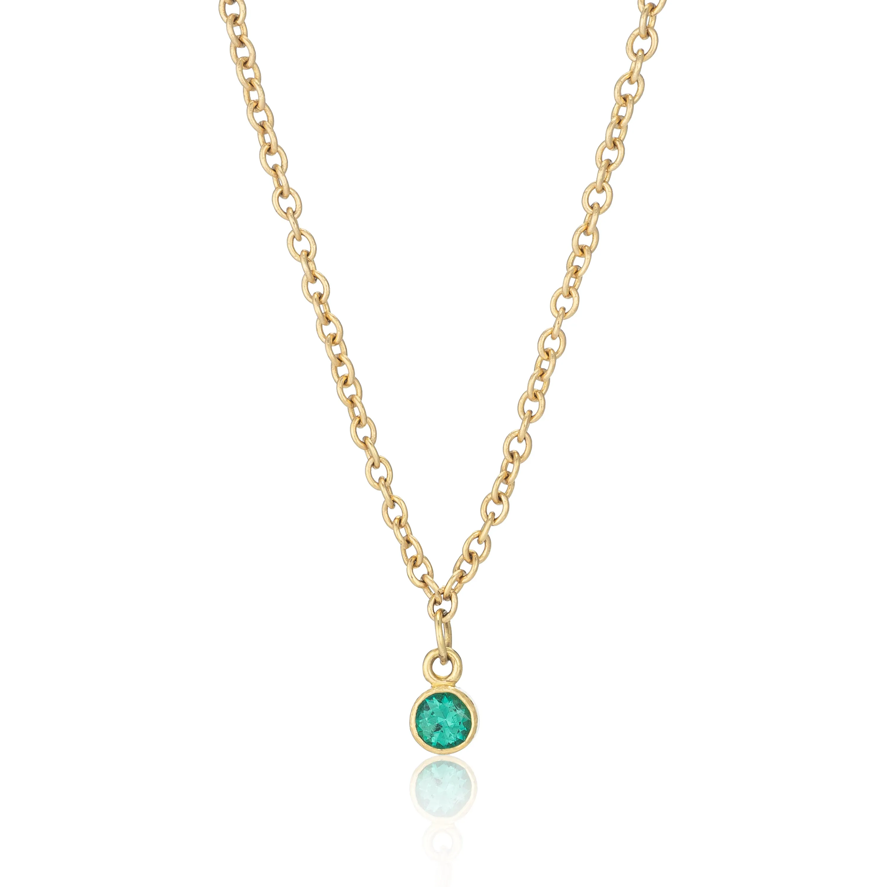 SLDA BIRTHSTONE CUSTOM DANGLE NECKLACE sold by SARAH CHLOE product image thumbnail 5