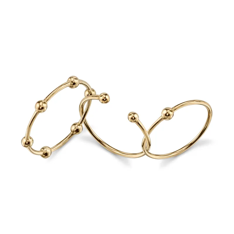 MRXSC TRIO RING SET sold by SARAH CHLOE