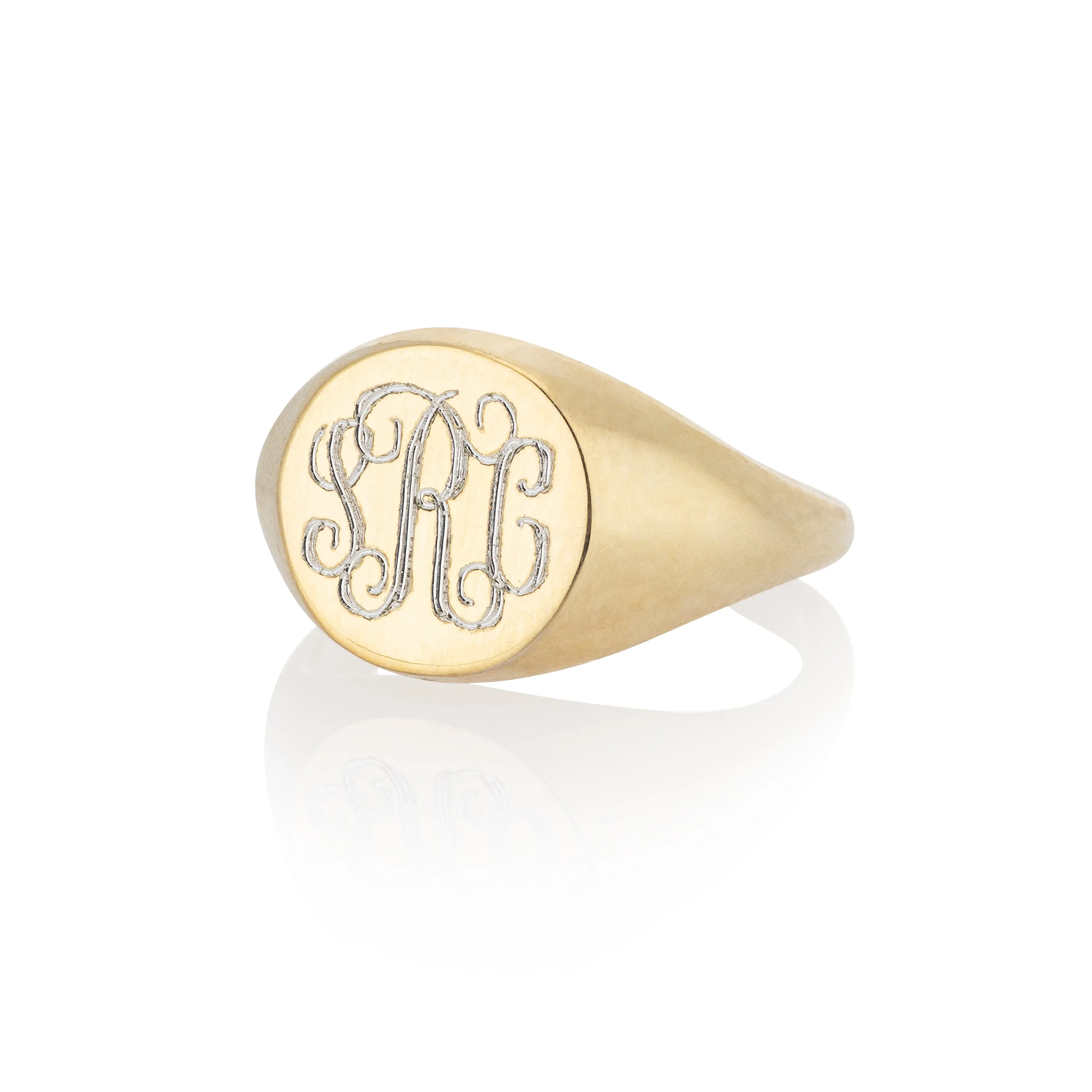 LANA PETITE ROUND PINKY SIGNET RING sold by SARAH CHLOE product image thumbnail 3