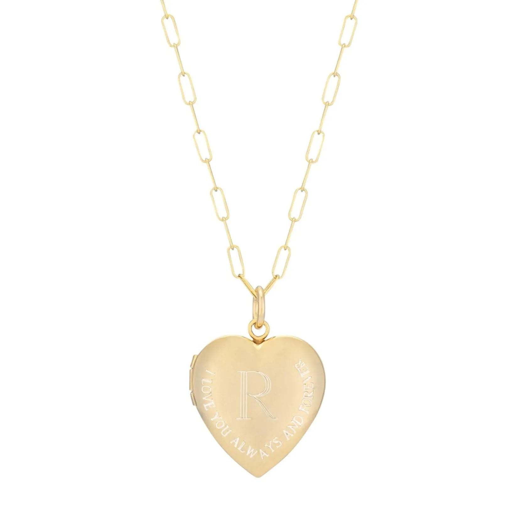 CHARLI LARGE HEART ENGRAVED LOCKET sold by SARAH CHLOE