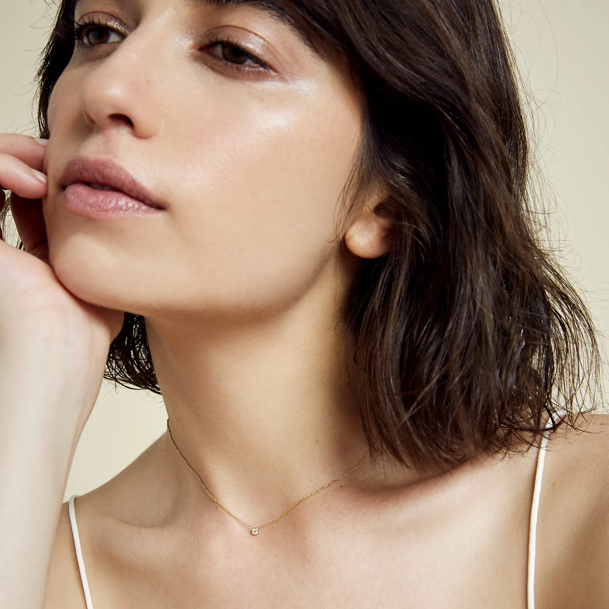 SLDA DIAMOND NECKLACE sold by SARAH CHLOE product image thumbnail 3