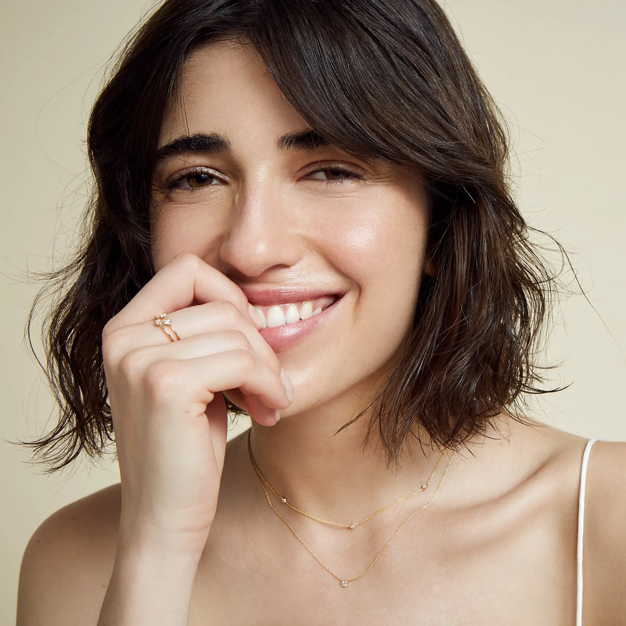 SLDA DIAMOND NECKLACE sold by SARAH CHLOE product image thumbnail 4