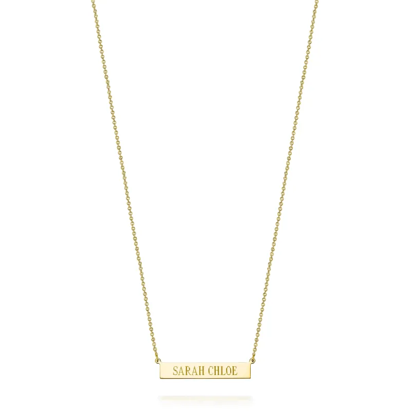 LEIGH BAR NECKLACE WITH PREVIEW sold by SARAH CHLOE