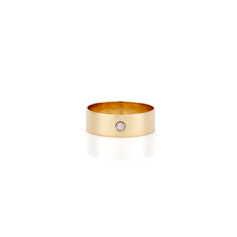SLDA PEARL STACKABLE CIGAR RING BAND sold by SARAH CHLOE
