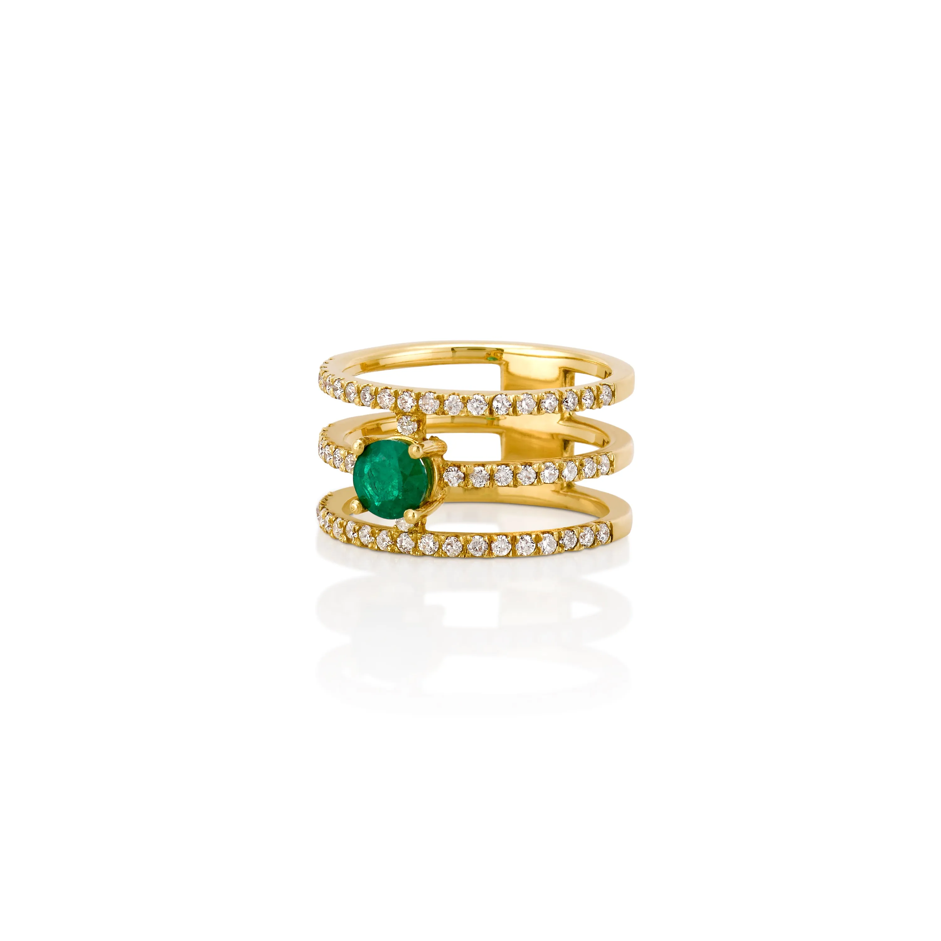 GIGI EMERALD RING sold by SARAH CHLOE product image thumbnail 3