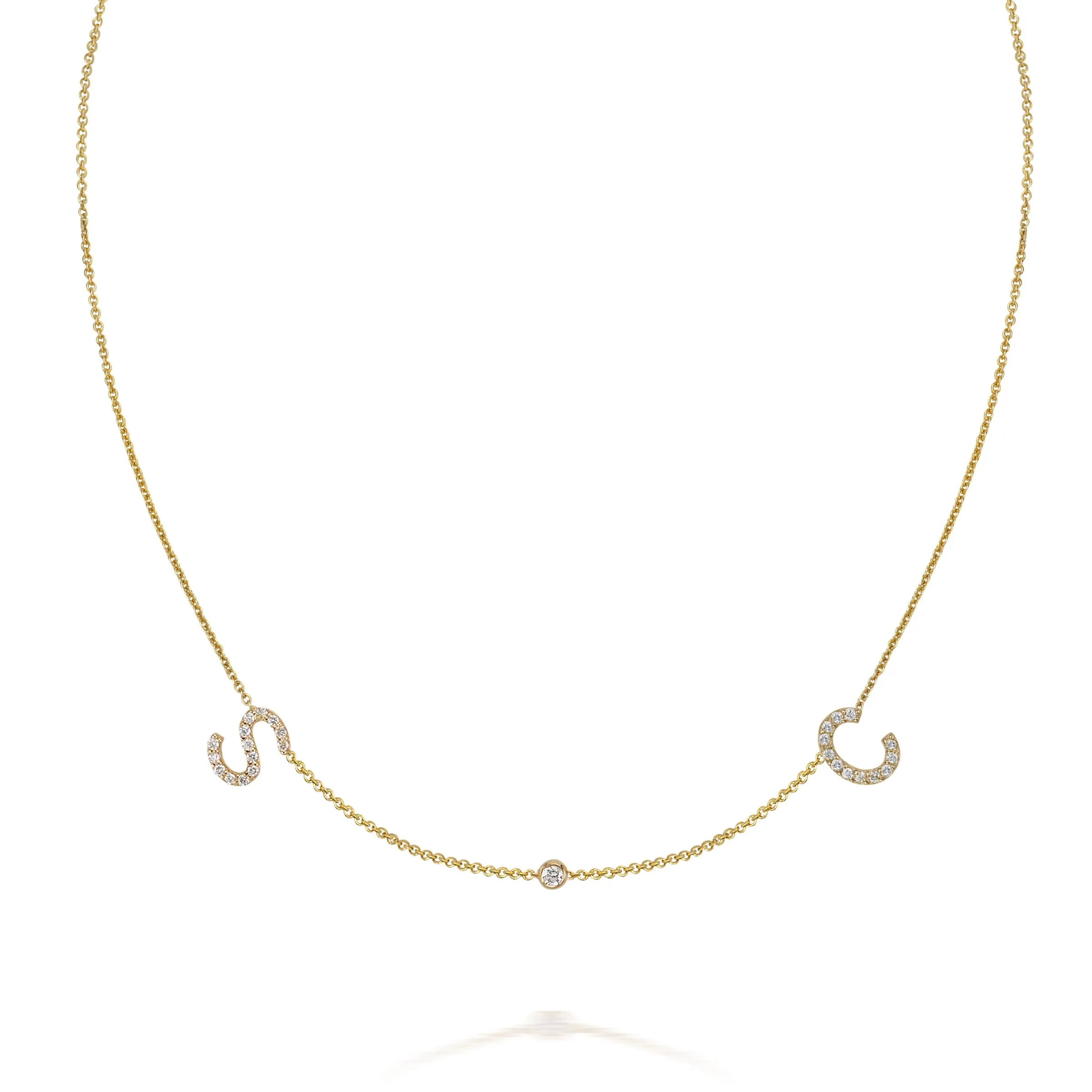 SHAYNA DIAMOND DUO NECKLACE sold by SARAH CHLOE