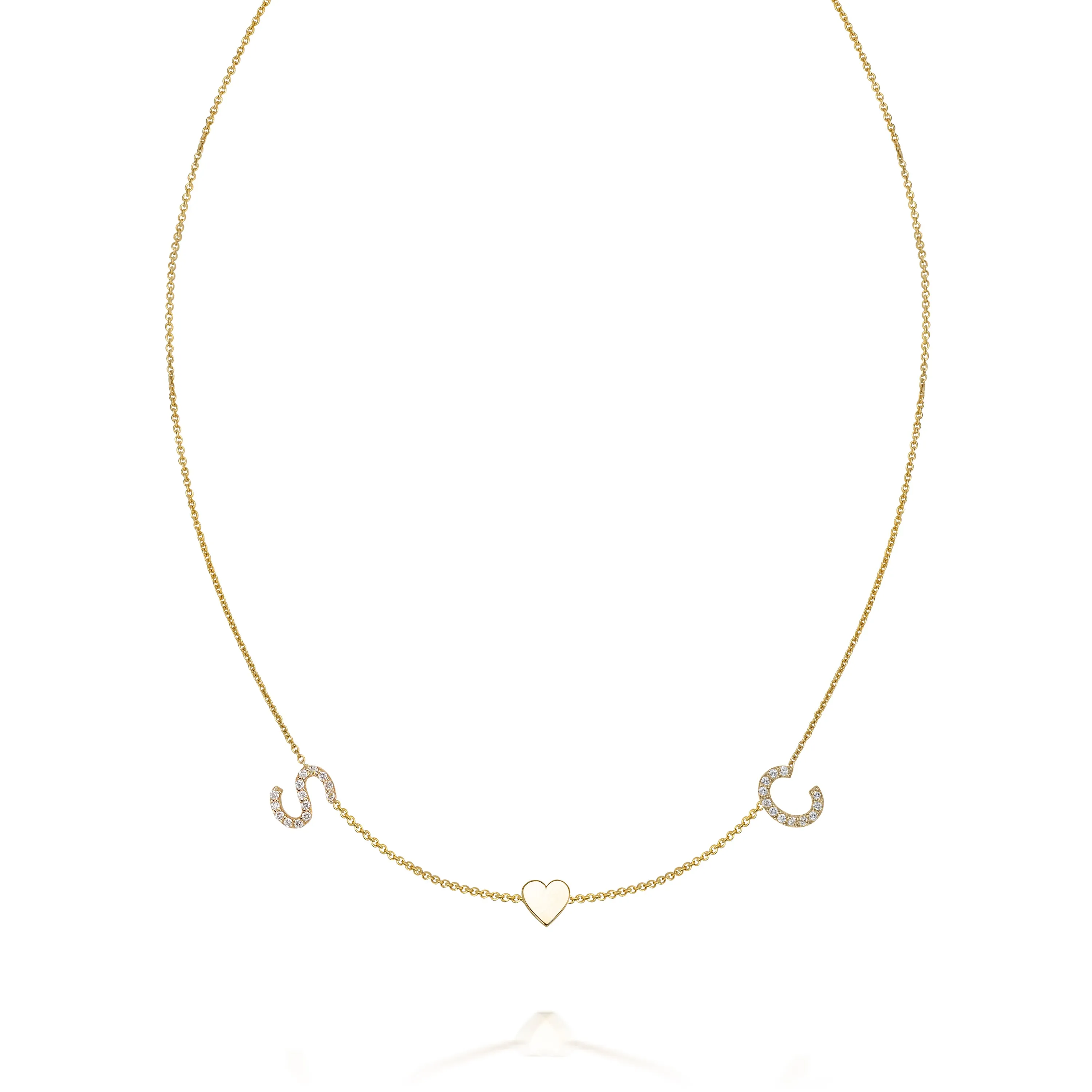 SHAYNA DIAMOND DUO NECKLACE sold by SARAH CHLOE product image thumbnail 3