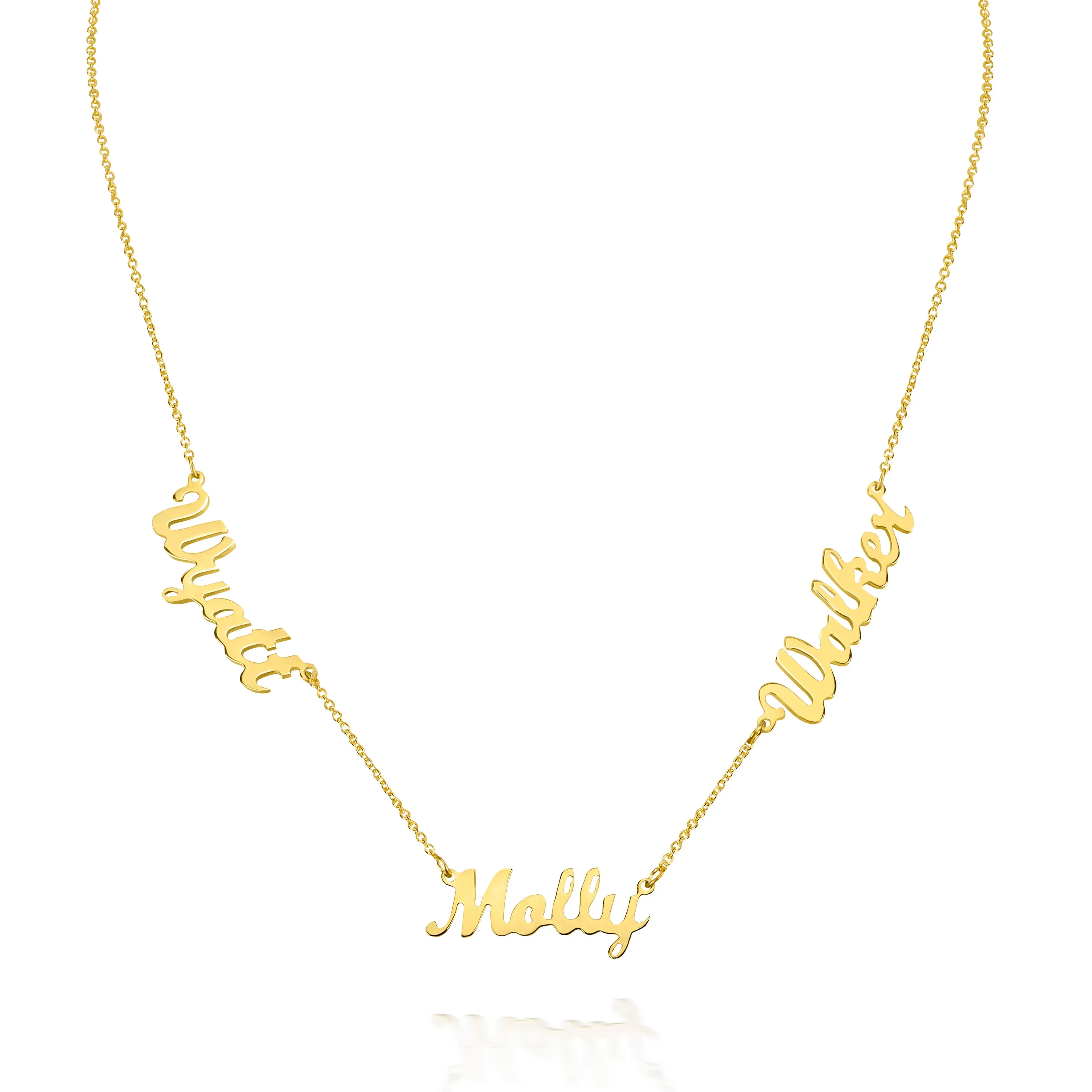 AVA MULTI SCRIPT NAME NECKLACE sold by SARAH CHLOE