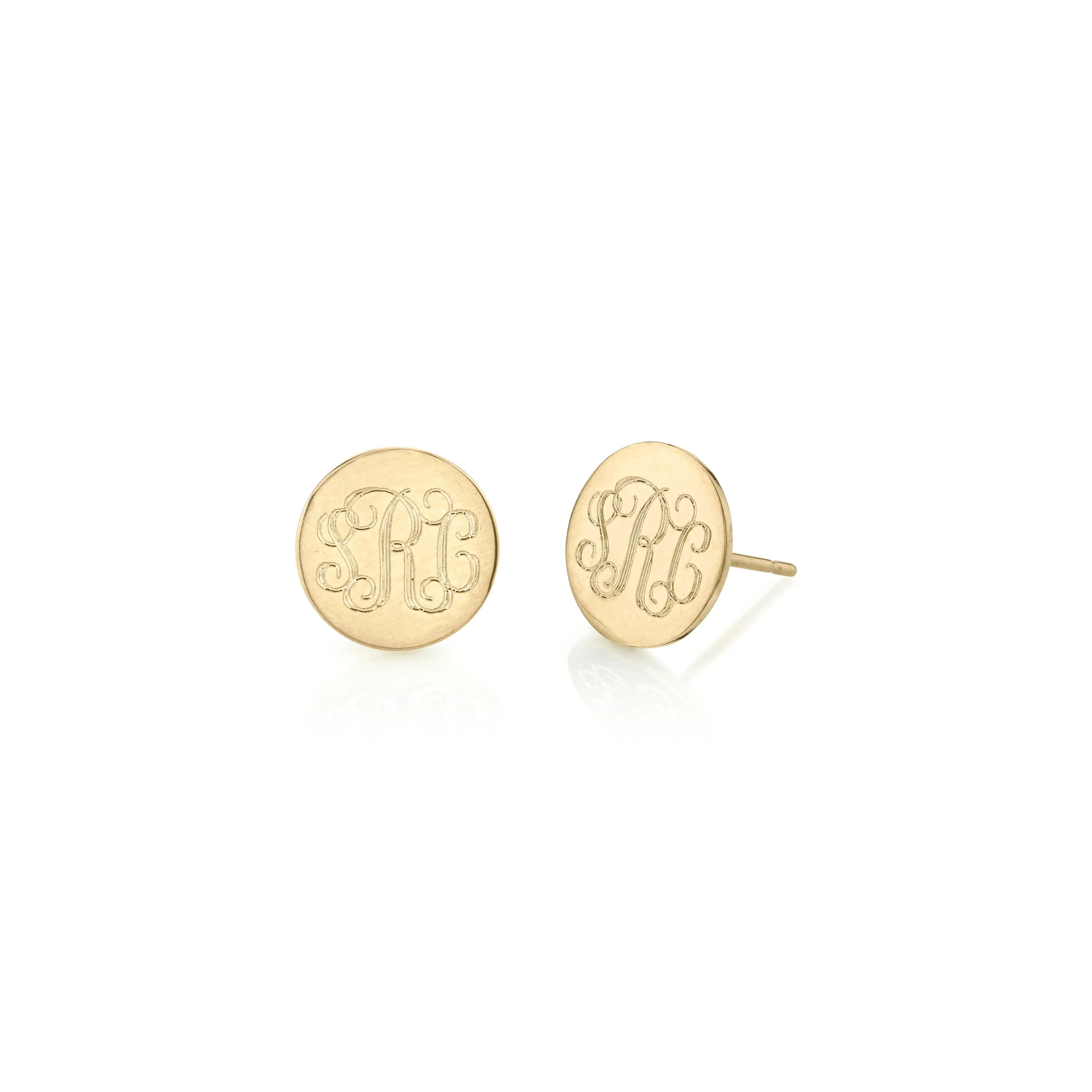 CARA ROUND STUD EARRING SINGLES sold by SARAH CHLOE product image thumbnail 2