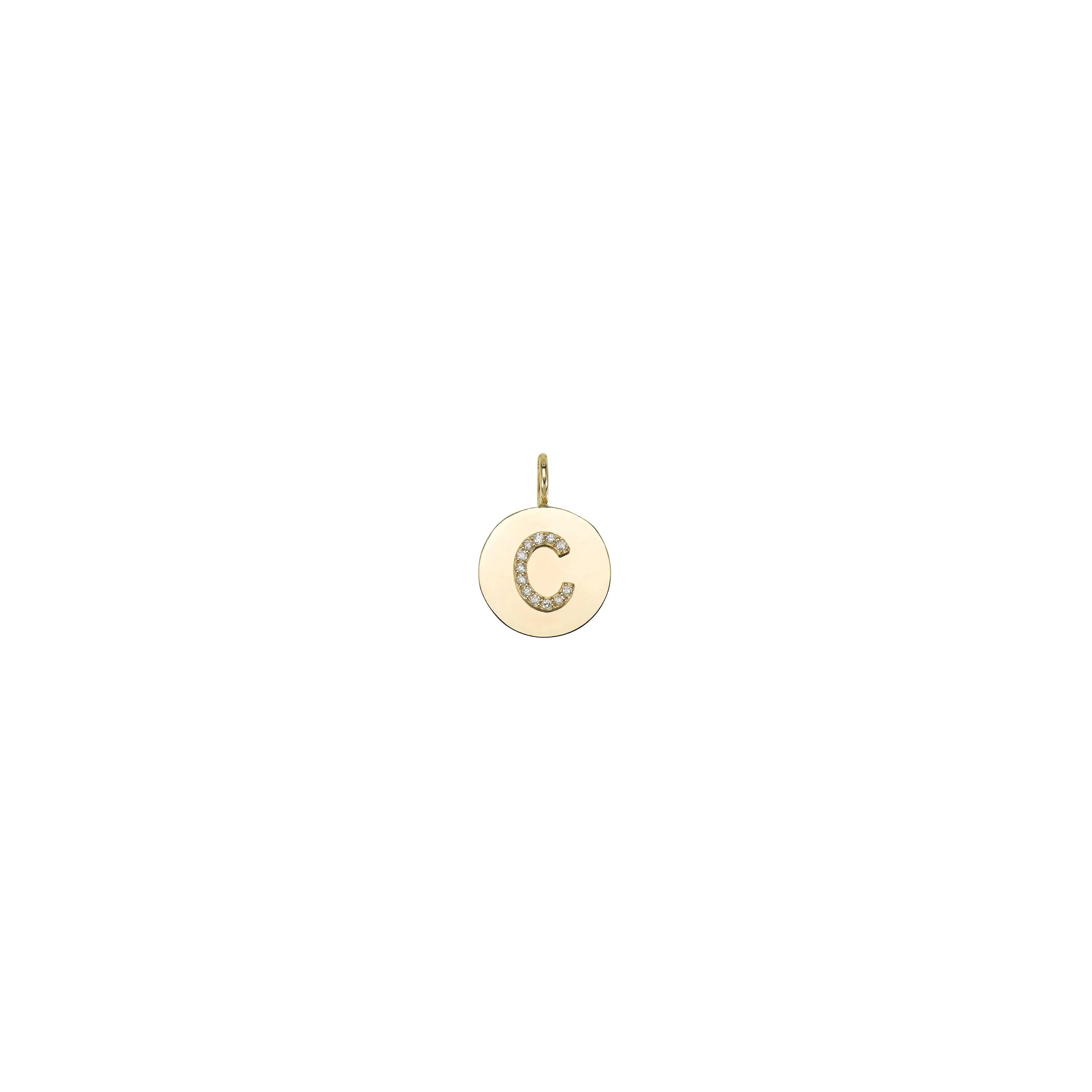 KARI DIAMOND MEDALLION CHARM-LOOSE sold by SARAH CHLOE