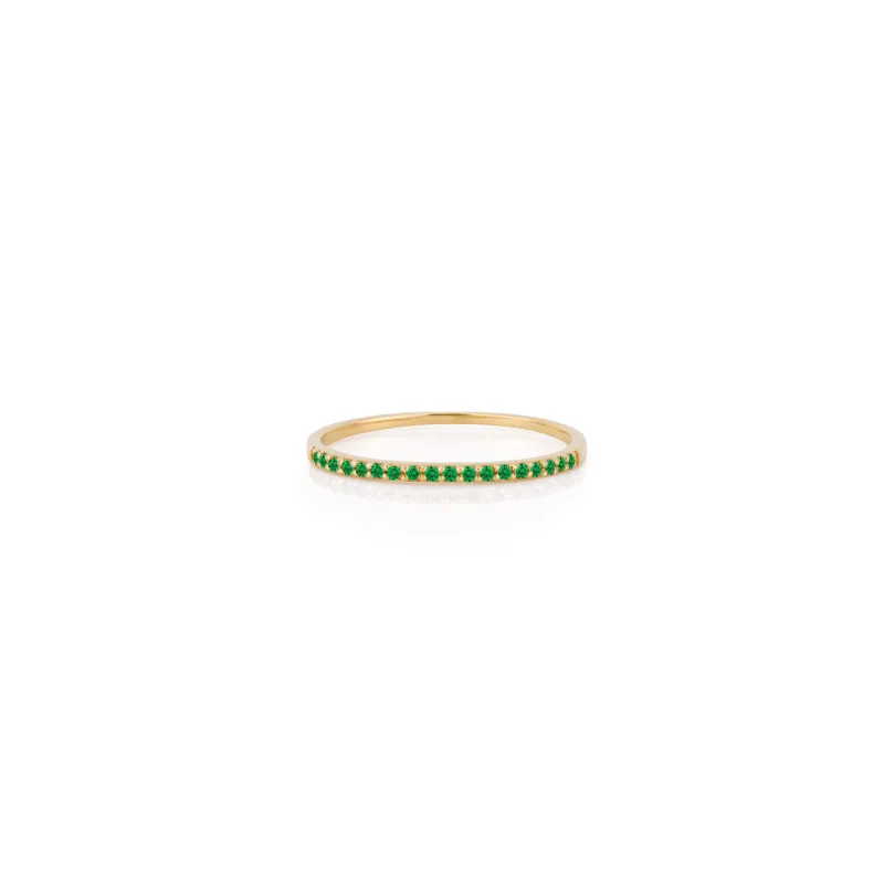 SLDA BIRTHSTONE STACKABLE RING BAND sold by SARAH CHLOE