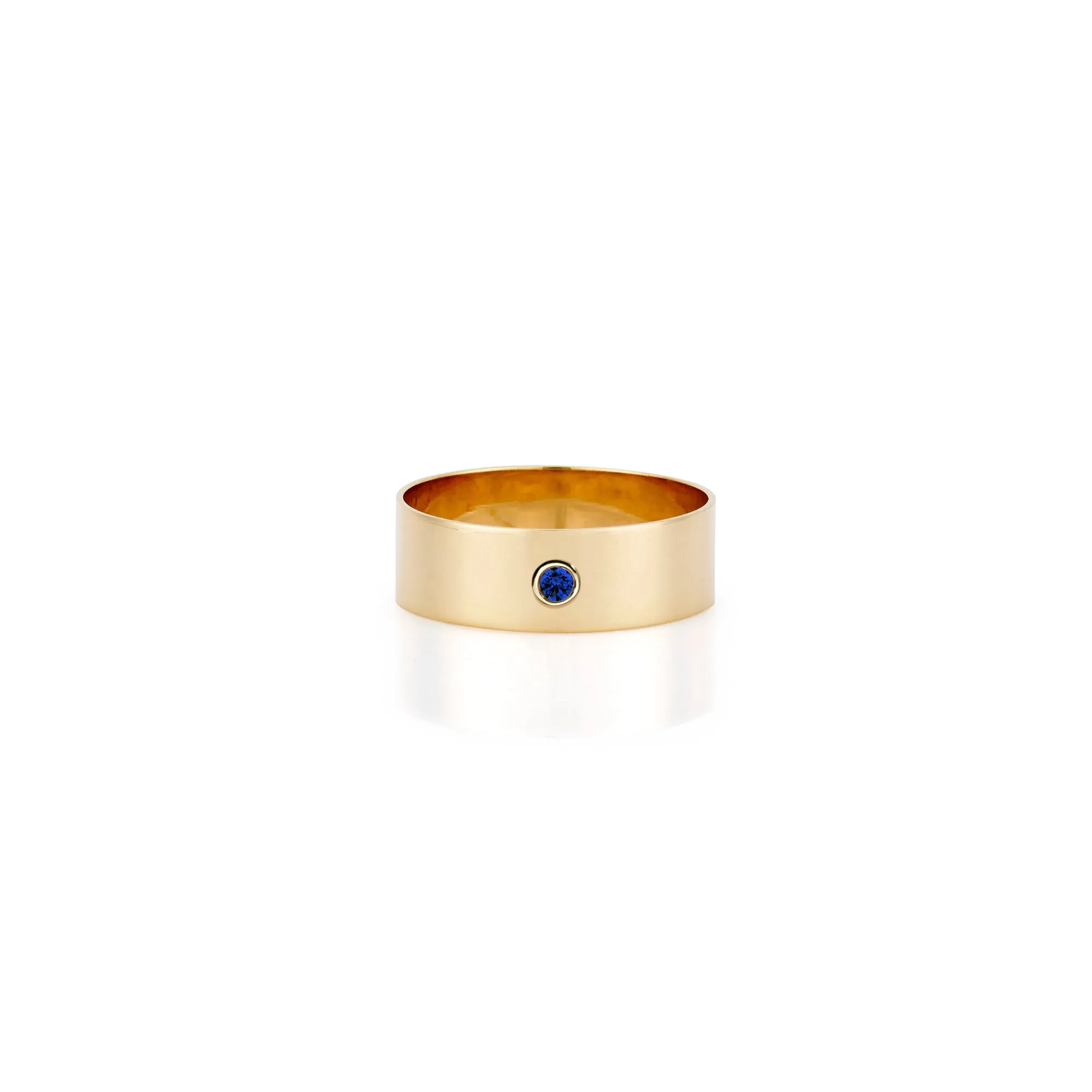SLDA BIRTHSTONE STACKABLE CIGAR RING BAND sold by SARAH CHLOE