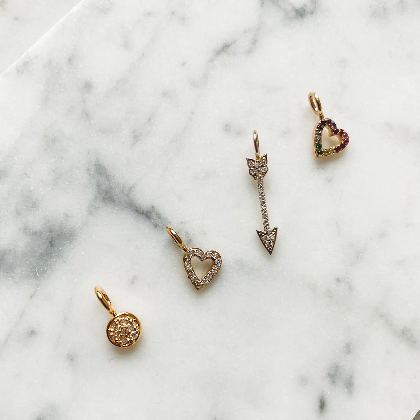 LOVE COUNT® PAVE DIAMOND HEART-LOOSE sold by SARAH CHLOE product image thumbnail 2