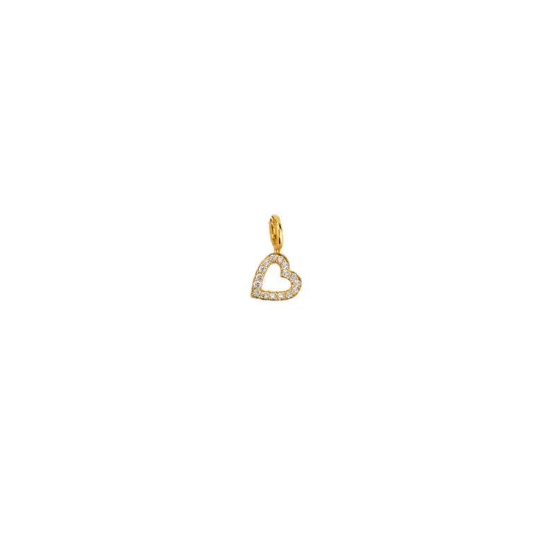 LOVE COUNT® PAVE DIAMOND HEART-LOOSE sold by SARAH CHLOE