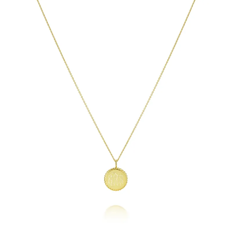 MADI MONOGRAM MEDALLION made by SARAH CHLOE