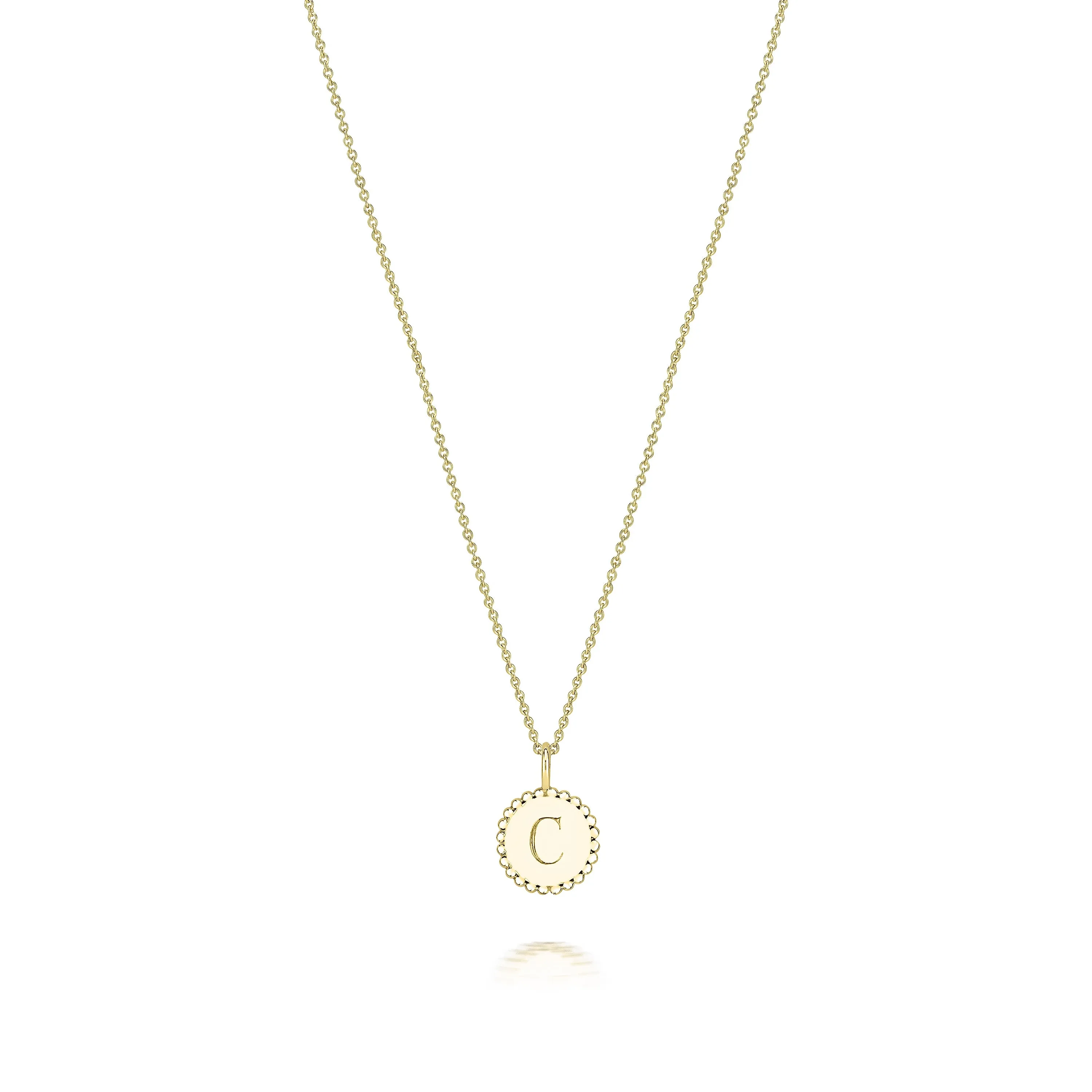 MADI INITIAL MEDALLION sold by SARAH CHLOE product image thumbnail 4