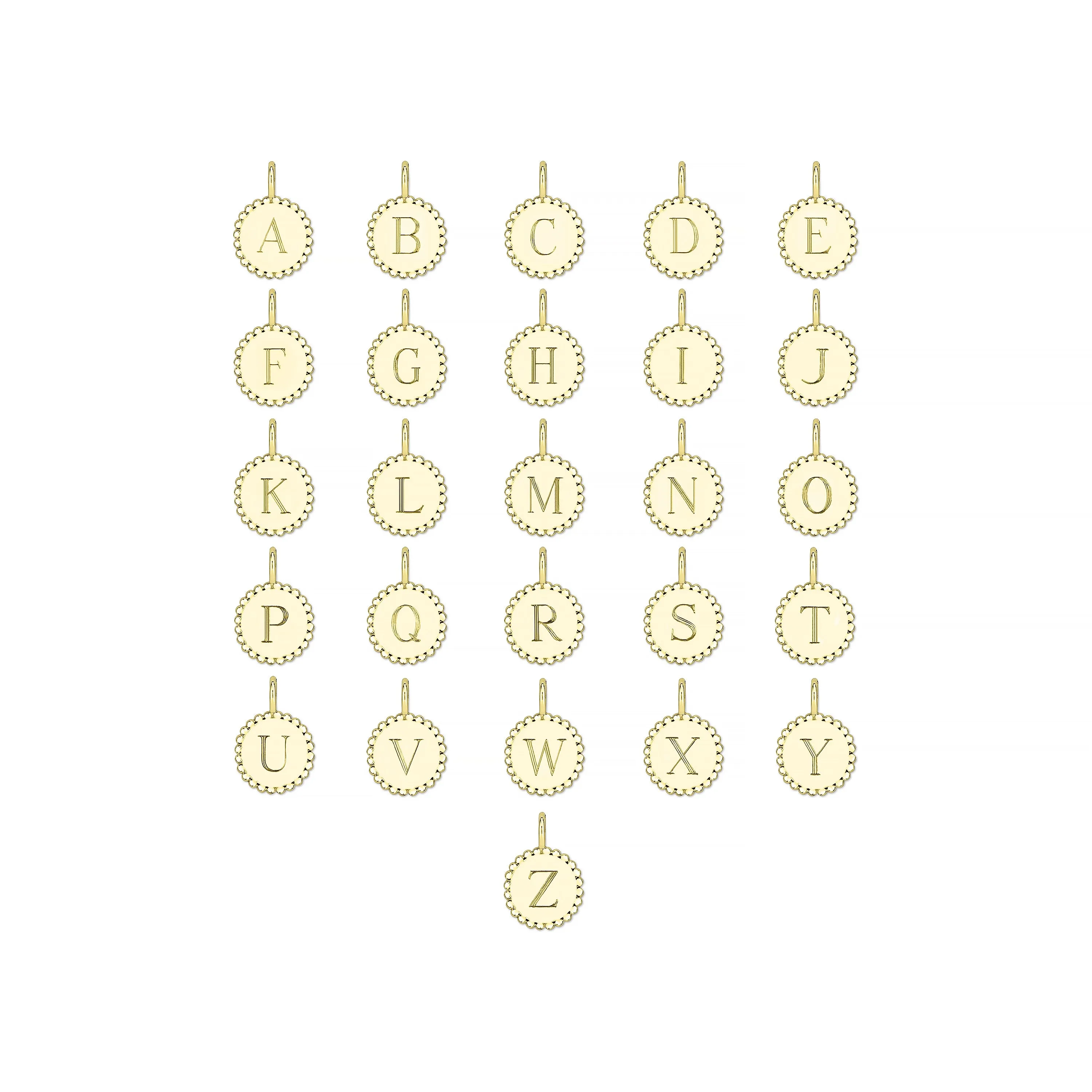 MADI INITIAL MEDALLION sold by SARAH CHLOE product image thumbnail 5