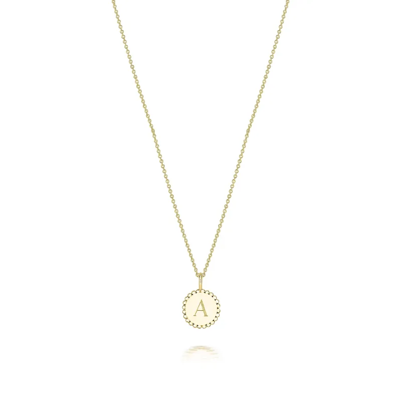 MADI INITIAL MEDALLION sold by SARAH CHLOE