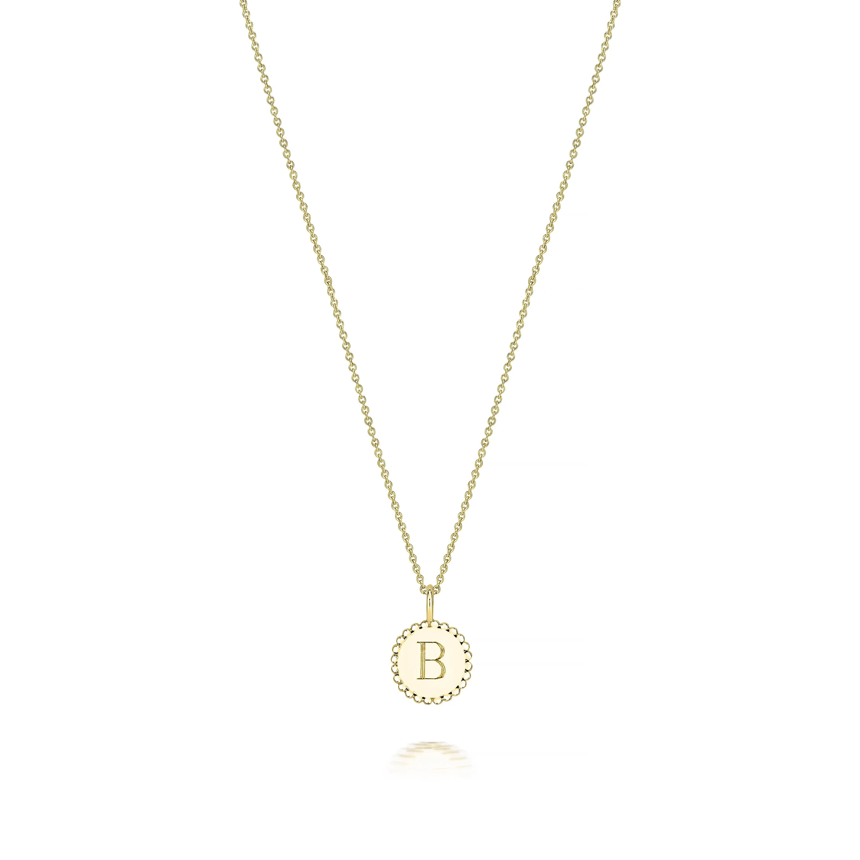 MADI INITIAL MEDALLION sold by SARAH CHLOE product image thumbnail 3