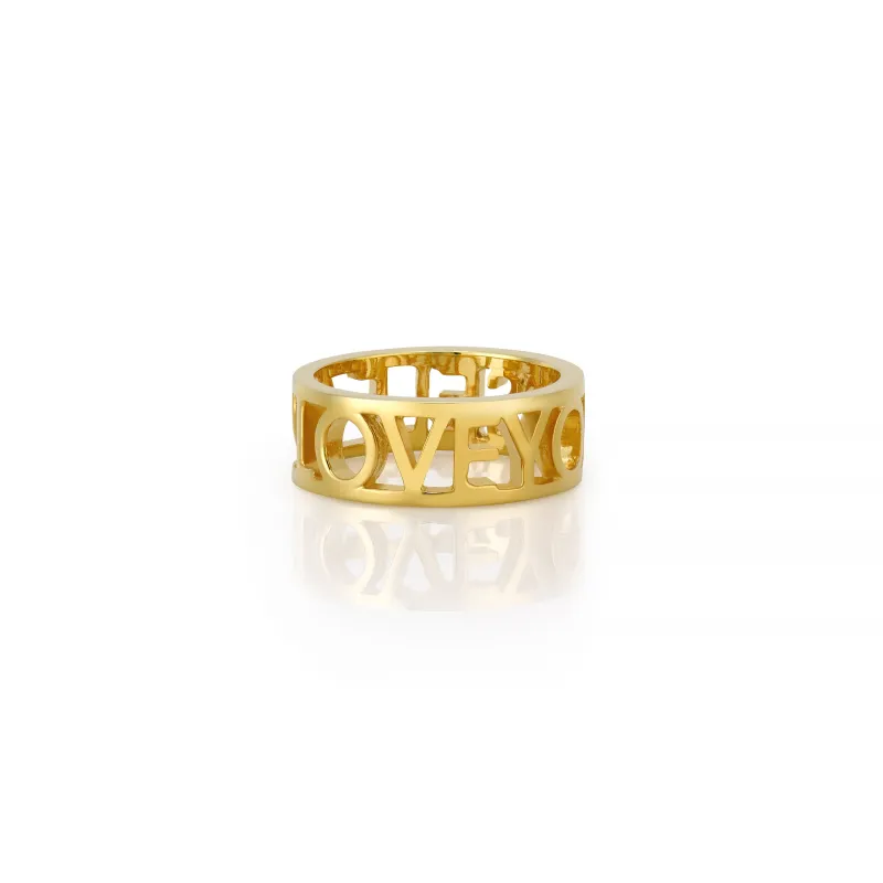 LOVEYOURSELF RING BAND sold by SARAH CHLOE