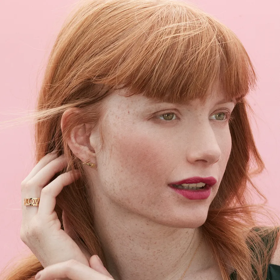 MRSxSC LOVEYOURSELF STUD EARRINGS sold by SARAH CHLOE product image thumbnail 2