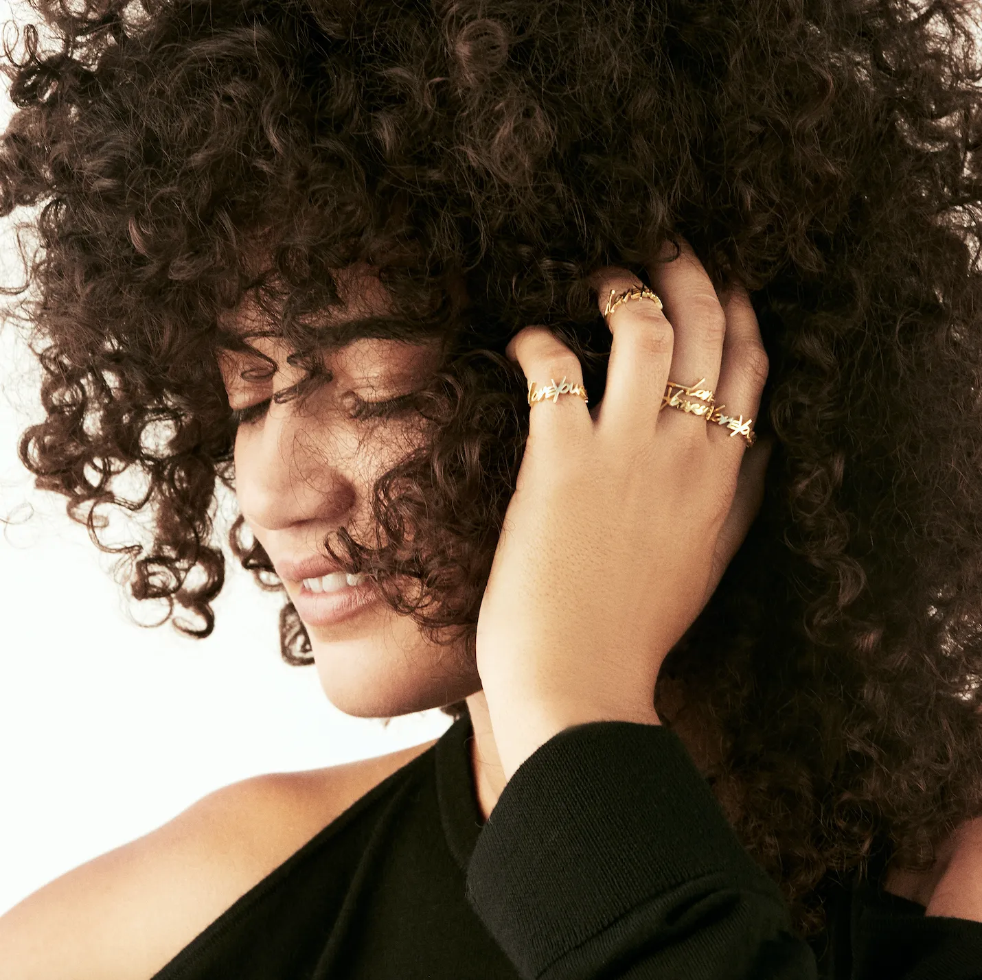 MRSxSC LOVE YOURSELF RING sold by SARAH CHLOE product image thumbnail 2