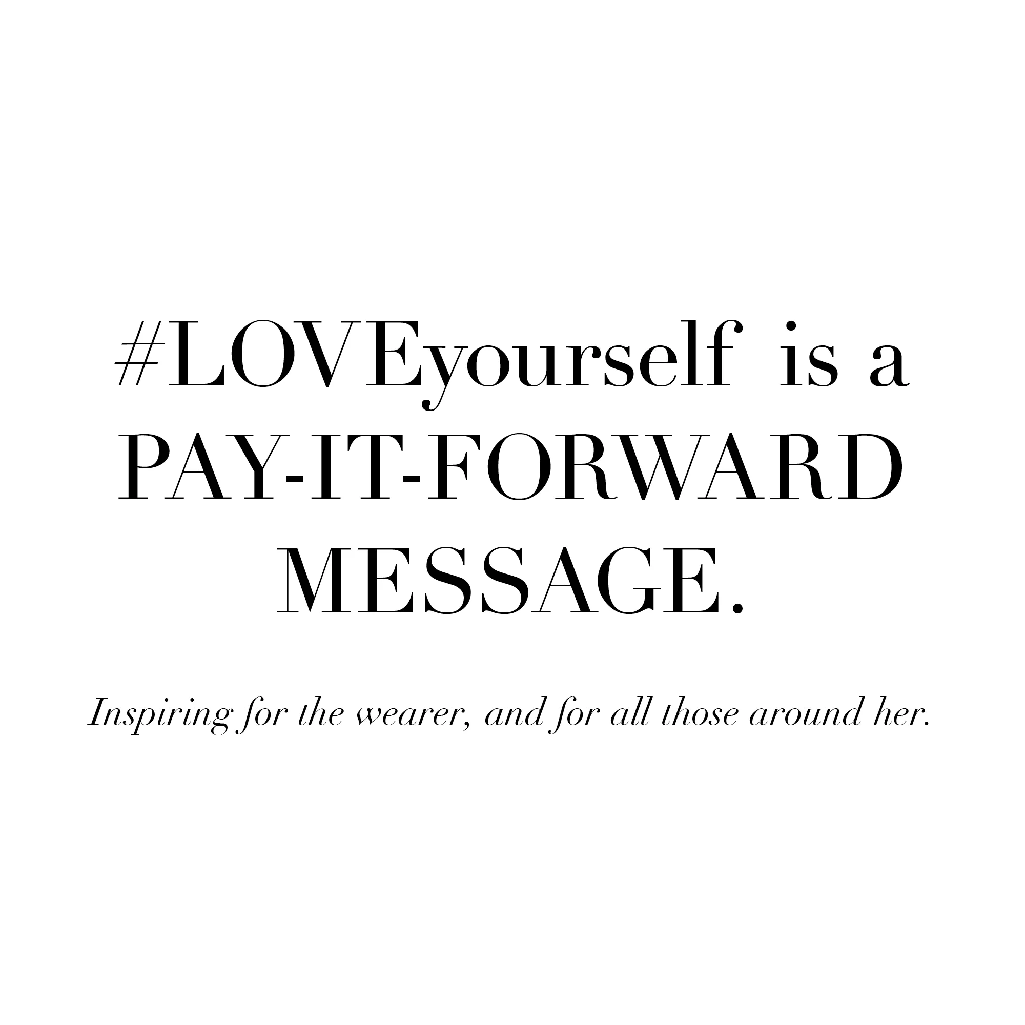 LOVEYOURSELF NECKLACE sold by SARAH CHLOE product image thumbnail 5