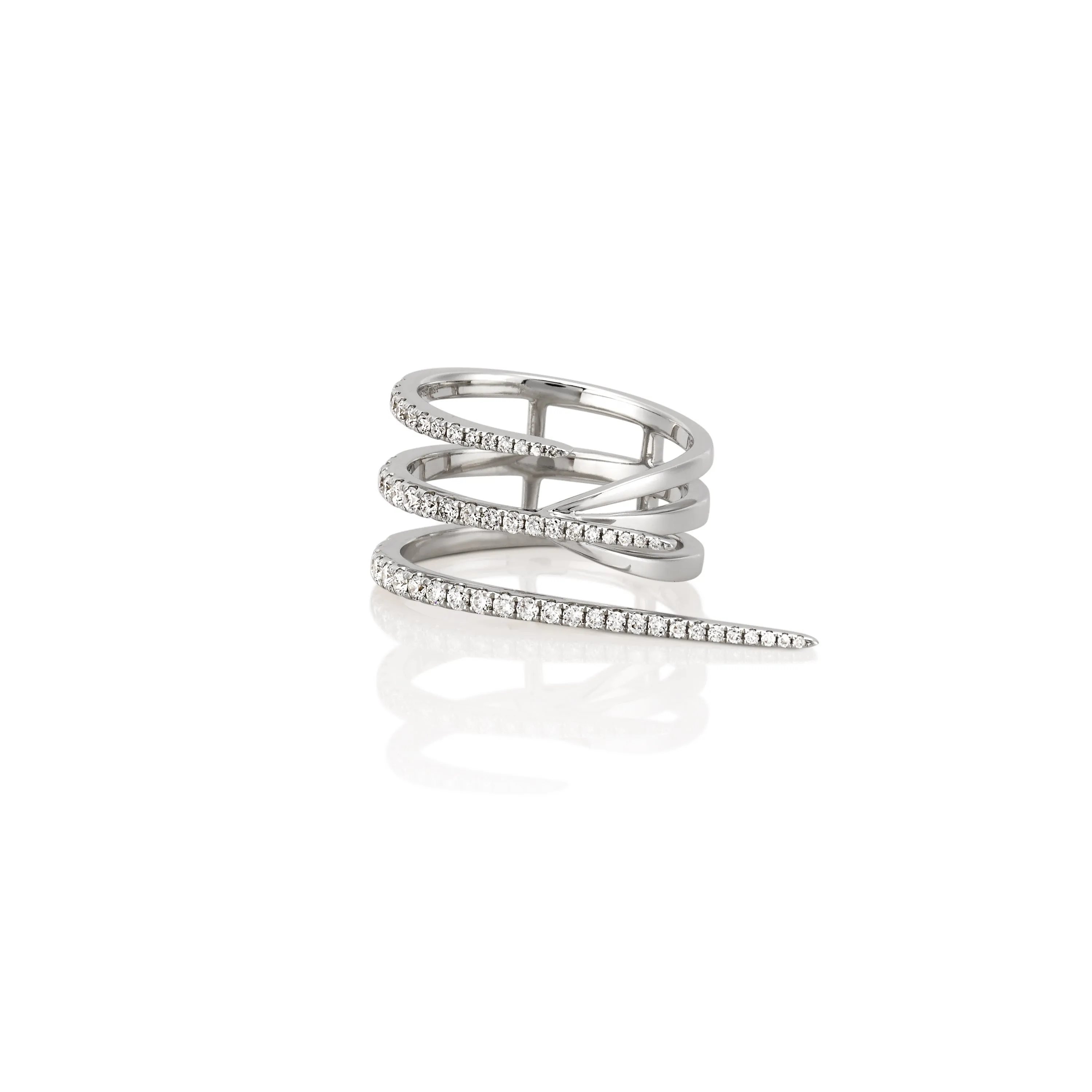 SOLANGE TRIPLE BAR RING sold by SARAH CHLOE