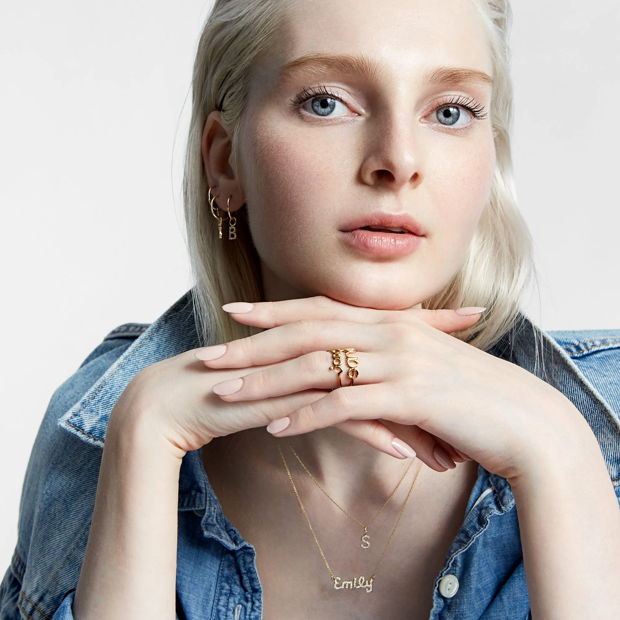 AMELIA DIAMOND INITIAL-LOOSE sold by SARAH CHLOE product image thumbnail 2