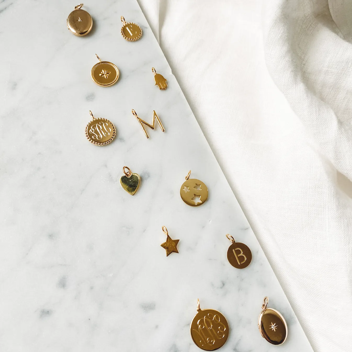 EVA INITIAL PENDANT FOR GIRLS sold by SARAH CHLOE product image thumbnail 2