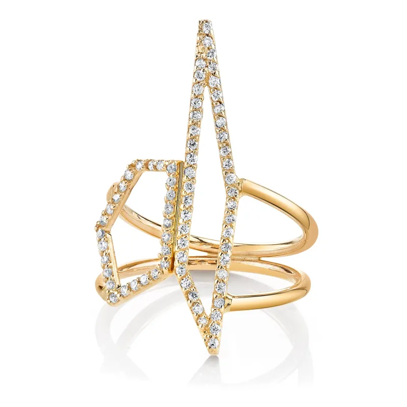 SHARDS v.03 DIAMOND RING sold by SARAH CHLOE