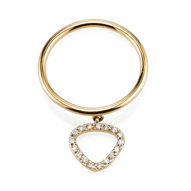 ORGANIC v.01 DANGLE RING sold by SARAH CHLOE