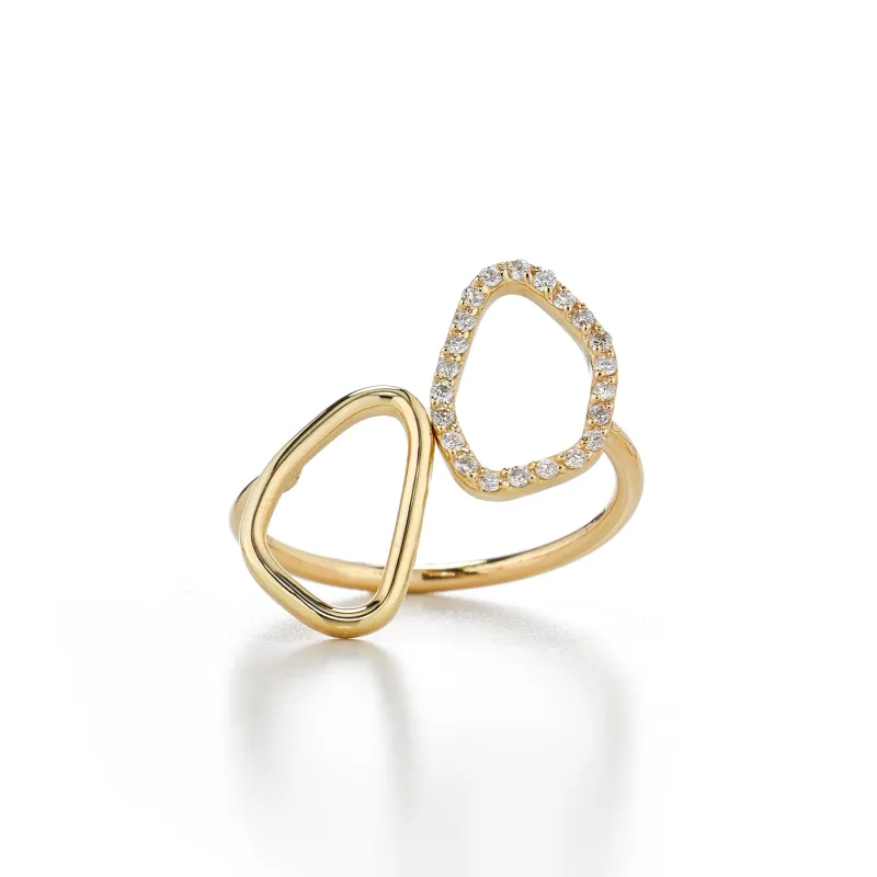 ORGANIC v.03 MIRROR RING sold by SARAH CHLOE