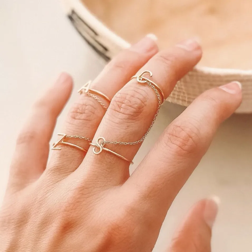 AMELIA LINKED RING sold by SARAH CHLOE product image thumbnail 2