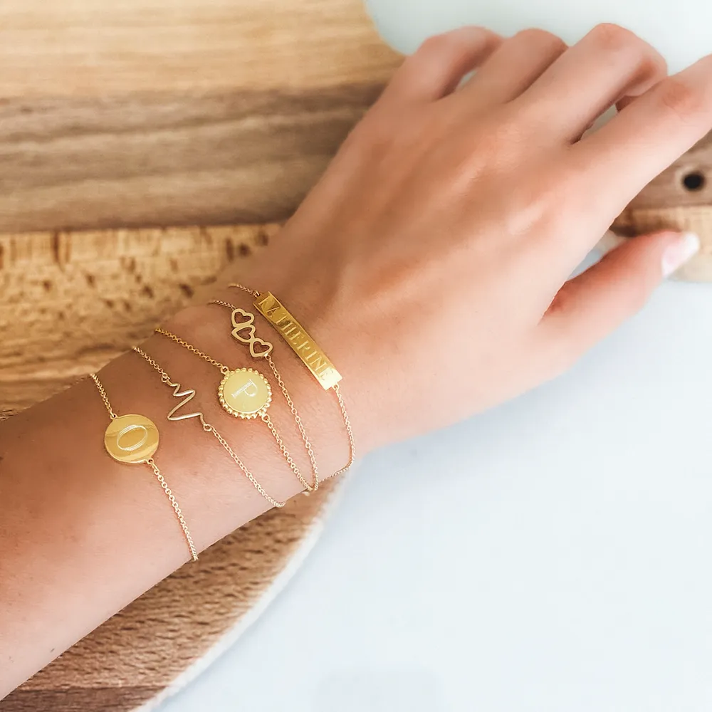 HEART.BEAT CHAIN BRACELET sold by SARAH CHLOE product image thumbnail 3