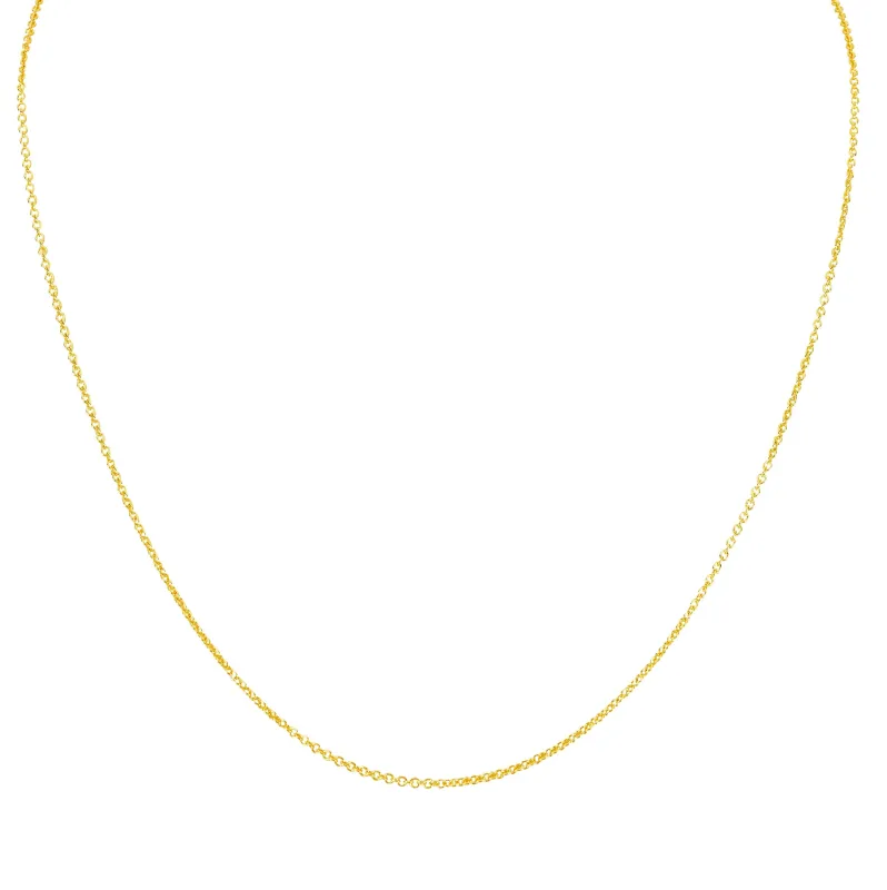 CHAINS: CABLE CHAIN-14KT GOLD sold by SARAH CHLOE
